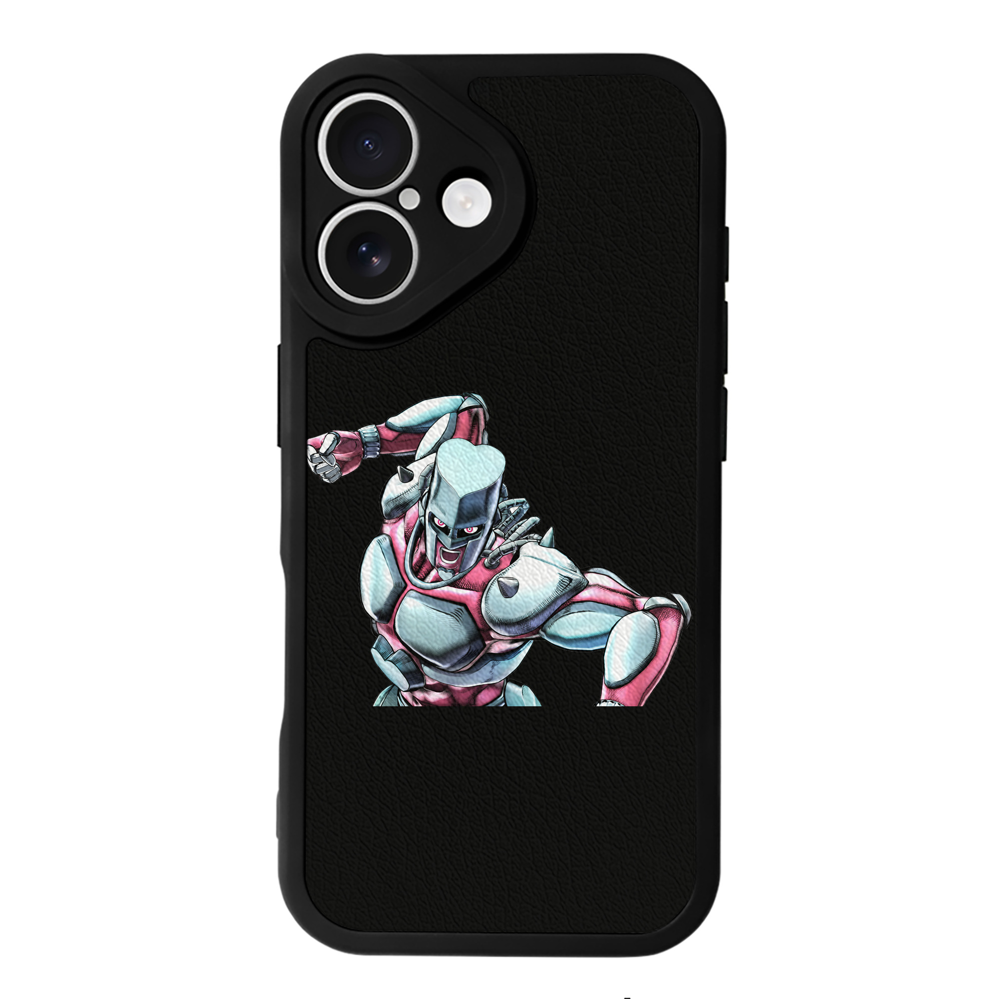 （画像用） ジョジョの奇妙な冒険 ひがしかた じょうすけ JoJo's Bizarre Adventure Higashikata Josuke 【iPhone 16シリーズ対応】シリコンスマホケース（レザー調） 材質：シリコン